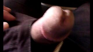 I got my cock out of pants on the bus and started jerking off