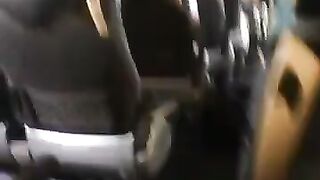 I got my cock out of pants on the bus and started jerking off