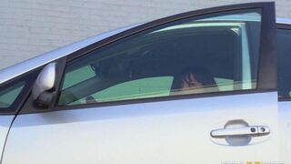 The long-legged girl is having hard sex with her boyfriend