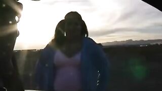 A fat woman with big tits has an infinite hole to fill