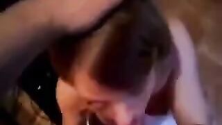 The guy did not give time to process the blowjob