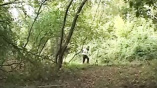 A girl was captured by a maniac in the forest and forced to engage in intimate acts