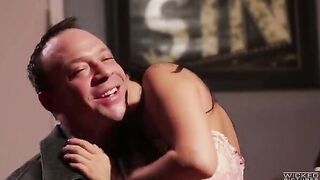 I came home and caught my girlfriend with someone else, so I fucked her