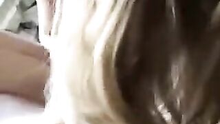 A cute girl fucks at home in a passionate homemade scene