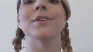 A man with a big plus helped the cute girl with sex