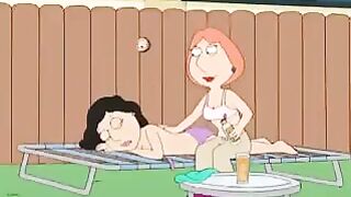 Bonnie and Lois get wild in this Family Guy scene