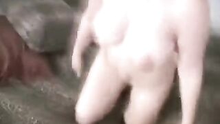 A husband got his dick sucked after shaving his pubes