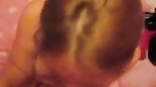 A blowjob finished with a strong cumshot in the mouth - Homemade