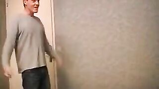A mature woman herself asks for her to be fucked, featuring a steamy scene on the bed with high heels and a leather skirt