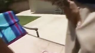 Latin Mature woman with big tits loves to have sex in all the cracks