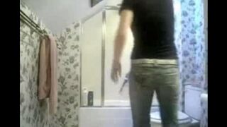 I set a camera in the toilet and got some intimate footage