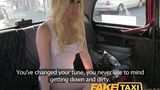 The blonde had to engage in some intimate acts for a free trip