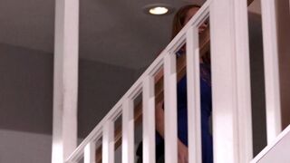 A guy fucked his girlfriend with a strapon in a passionate scene