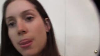 A blowjob with a beautiful woman at home in high-quality sex