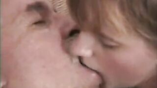The grandfather fingered her granddaughter in a steamy, intense encounter