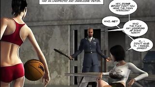 Bitchy woman fucked in a comic book style