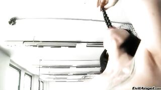 The man puts his balls in the girl’s pussy and finishes there