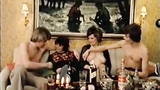 A man is giving a lesson to a depraved woman in anal sex