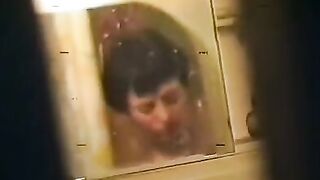 A drunken woman met a soldier in the bath and got fucked