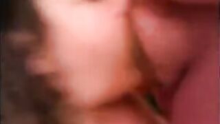 The guy forced his friend to suck his cock and he came in her mouth