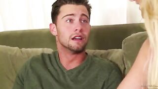 A masseur fucked in the ass a hot blonde at the massage session