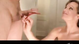 The powerful sucking of boobs from Wendy