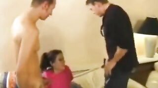A young nanny lost her shame and began to engage in anal
