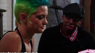 Emo blonde woman fucked in her ass hole
