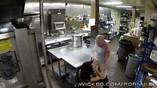The chick worked hard and wanted to relax with sex