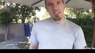 The baby plays with the penis and sucks the nipples
