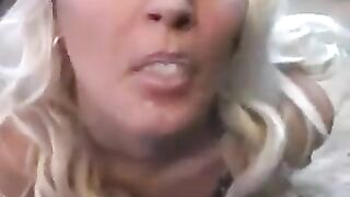 The whims licked sperm from a spoon, a tempting and sensual act