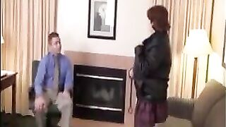 A fat woman satisfies her boss in this steamy eporn scene