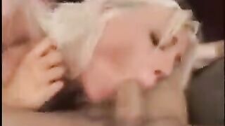Two guys fucked a girl with a nice ass in a threesome