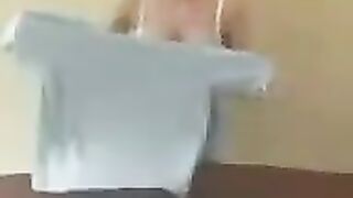 The girl with big milk teaches master class how to do it