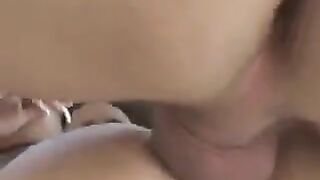 A pussy under a skirt without panties was filmed by a hidden camera