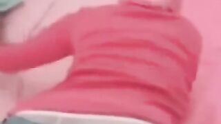 A man fucks his Arabic girlfriend on the bed, homemade style