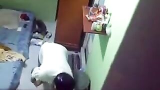 The hidden camera was set up in the room of a young girl in the hostel