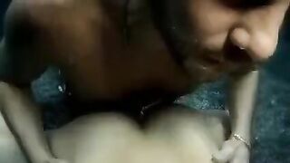 The beauty performed a blowjob underwater and had sex with a guy