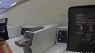 A cunning guy found a way to get a free divorce, featuring a wild and powerful cumshot