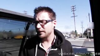 A cunning guy found a way to get a free divorce, featuring a wild and powerful cumshot