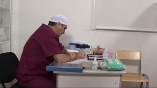 The doctor used a pussy extender to treat the patient in this steamy encounter