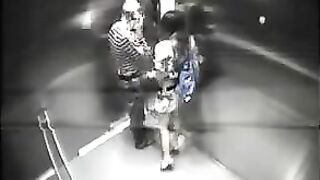 Another couple fucked in a hidden hotel room chamber