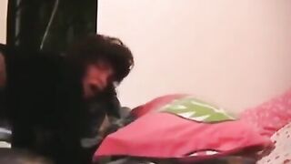 A man with a sister suffering from cancer, he lay her on the bed