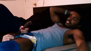 Blacks and whites are fucking on the bed with intense passion