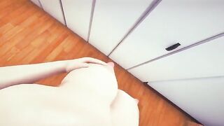 Big tits massage for sexy Chun Li's MILF in the street fighter