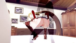Jobless Reincarnation ZENITH GREYRAT gets wild with cum