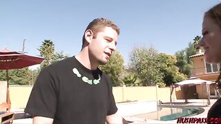Pretty Sindee gets her pussy stuffed with Sean’s monster cock