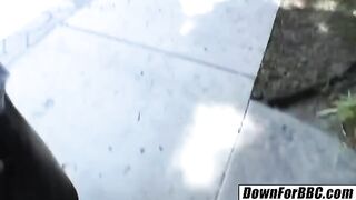 The monster BBC of Lisa Ann is too much for her pussy to handle in this intense scene
