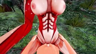 Sex with Titan Annie - Attack on Titan Halloween Special