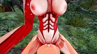 Sex with Titan Annie - Attack on Titan Halloween Special
